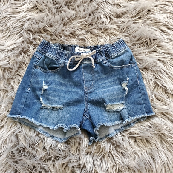 🔥3 for $20🔥 Drawstring, Denim Cut-offs - Picture 1 of 4